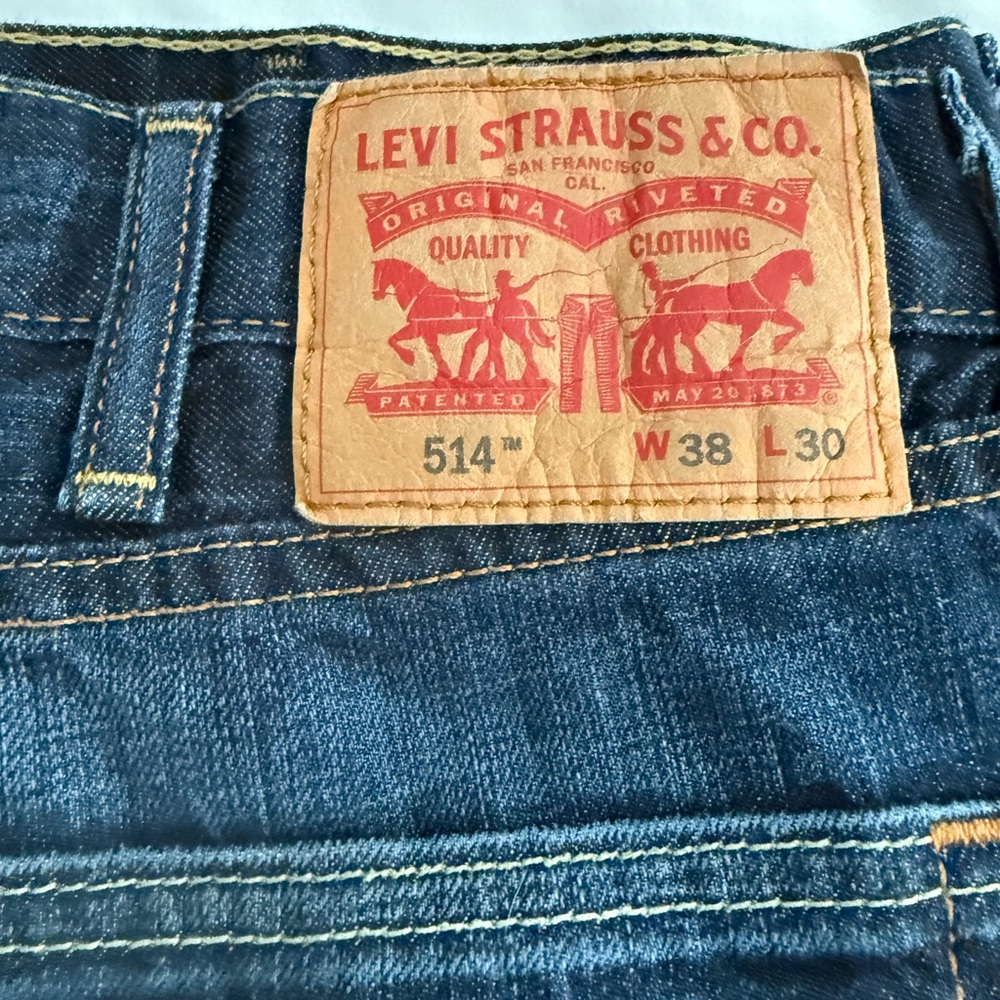 Levi's Classic Indigo Slim Straight Jeans